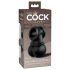 King Cock Elite Crown Jewels - dodatak za strap-on dildoa (crni)