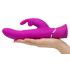 Happyrabbit Power Motion - vibrator na baterije, vodootporan, udarni vibrator (ljubičasti) 