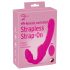 Strepless Strap-On - strap-on vibrator (pink)