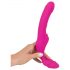 Strepless Strap-On - strap-on vibrator (pink)