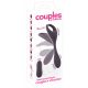 Couples Choice - punjivi radio vibrator s dva motora (ljubičasta) 