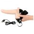 You2Toys Strap-on - punjivi, šuplji vibrator na remen (prirodni) 