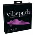 VibePad 2 - punjivi, radio, vibrator za podlogu za lizanje (ljubičasta) 