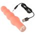 You2Toys breskvasto! mini perle - bežični vibrator s kuglicama (breskva) 