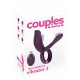 Couples Choice - punjivi, radio prsten za penis (ljubičasti) 