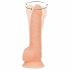 Naked Addiction Rotating 8 - bežični, rotirajući vibrator (20cm) - prirodni 