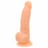 Naked Addiction Rotating 8 - bežični, rotirajući vibrator (20cm) - prirodni 