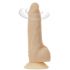 Naked Addiction Rotating 7 - bežični, rotirajući vibrator (18cm) - prirodni 