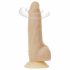 Naked Addiction Rotating 7 - bežični, rotirajući vibrator (18cm) - prirodni 