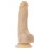 Naked Addiction Rotating 7 - bežični, rotirajući vibrator (18cm) - prirodni 