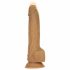 Naked Addiction Thrusting 9 - radio, vibrator za potiskivanje - tamni (23 cm) 