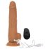 Naked Addiction Thrusting 9 - bežični, gurajući vibrator - tamni (23cm)