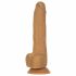 Naked Addiction Thrusting 9 - radio, vibrator za potiskivanje - tamni (23 cm) 