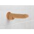 Naked Addiction Thrusting 9 - radio, vibrator za potiskivanje - tamni (23 cm) 