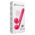 Snail Vibe Duo - punjivi, stimulacijski vibrator 3u1 (ružičasti) 