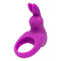   Happyrabbit Cock Kit - vibrirajući prsten za penis s vrećicom za pohranu (ljubičasta)