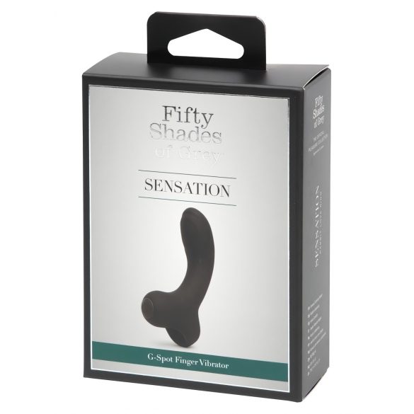 Pedeset nijansi sive Sensation - punjivi G-točka vibrator (crni)