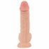 Nature Skin - dildo s kožom - 19cm (prirodna) 