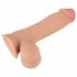 Natute Skin - dildo s kožom - 20cm (prirodni) 