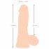 Natute Skin - dildo s kožom - 20cm (prirodni) 