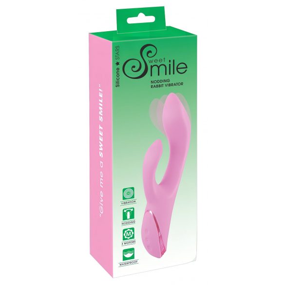 SMILE Nodding - punjiva, klitoralna ruka, vibrator za kimanje (roza) 