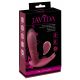 Javida RC - punjivi, radio, klitoralni vibrator s 3 funkcije (crveni) 