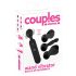 Couples Choice - punjivi vibrator za masažu s grijanjem (crni) 