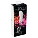 You2toys Liaison - punjivi LED vibrator od silikonskog stakla (prozirno-bijeli) 