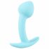 Cuties Mini Butt Plug - silikonski analni dildo - plavi (2,6 cm) 