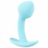 Cuties Mini Butt Plug - silikonski analni dildo - plavi (2,6 cm) 