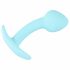 Cuties Mini Butt Plug - silikonski analni dildo - plavi (2,6 cm) 