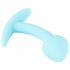 Cuties Mini Butt Plug - silikonski analni dildo - plavi (2,6 cm) 