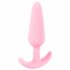 Cuties Mini Butt Plug - silikonski analni dildo - roza (2,1 cm) 