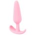 Cuties Mini Butt Plug - silikonski analni dildo - roza (2,1 cm) 