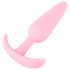 Cuties Mini Butt Plug - silikonski analni dildo - roza (2,1 cm) 