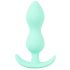 Cuties Mini čep za guzu - silikonski analni dildo - mint (2,3 cm) 