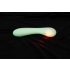 You2Toys Glow in the dark - fluorescentni vibrator za G-točku (bijeli) 