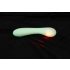 You2Toys Glow in the dark - fluorescentni vibrator za G-točku (bijeli) 