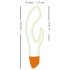 You2Toys Glow in the dark - fluorescentni vibrator za klitoris (bijeli) 