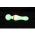 You2Toys Glow in the dark - fluorescentni masažni vibrator (bijeli) 