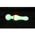 You2Toys Glow in the dark - fluorescentni masažni vibrator (bijeli) 