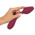 You2Toys Rosenrot - savitljivi vibrator za G-točku pupoljak ruže (crveni) 