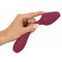 You2Toys Rosenrot - savitljivi vibrator za G-točku pupoljak ruže (crveni) 