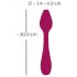 You2Toys Rosenrot - savitljivi vibrator za G-točku pupoljak ruže (crveni) 