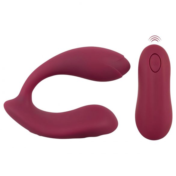 You2Toys Rosenrot - punjivi, bežični umetljivi vibrator (crveni)