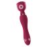 You2Toys Rosenrot - punjivi vibrator za masažu od ružičastih vlakana (crveni) 