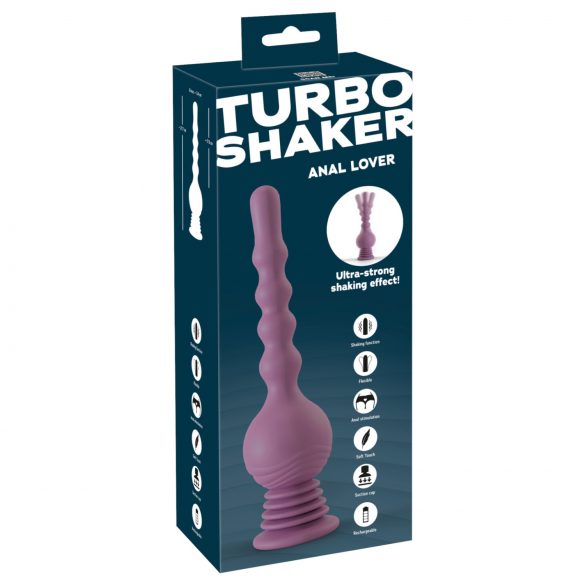 You2Toys Turbo Shaker - analni vibrator (ljubičasti)