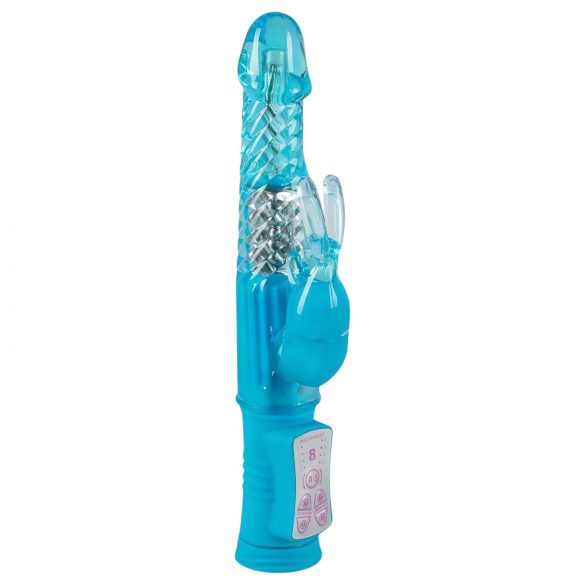 You2Toys - Sugar Babe - vibrator zečić s perlama (plavi) 