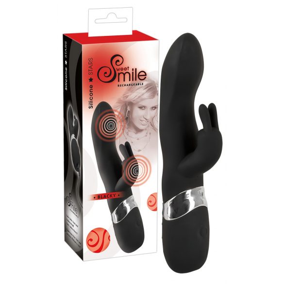 SMILE Blacky - USB vibrator s dva motora (crni) 