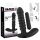 Black Velvet plisirani vibrator - srednji (crni) 